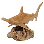 Статуэтка из дерева рыба-молот Animals of the World варинант исполнения - 4 | Loft Concept в Красноярске