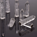 Люстра с двумя кольцами черного цвета с хрустальными элементами QUARTZ CRYSTAL варинант исполнения - 13 | Loft Concept в Красноярске