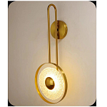 Бра бронзовое с прозрачным стеклянным плафоном Suspension варинант исполнения - 1 | Loft Concept в Красноярске