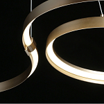 Люстра подвесная светодиодная в виде волнообразной ленты Ribbon Vortex варинант исполнения - 19 | Loft Concept в Красноярске