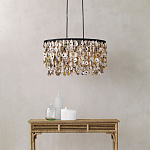 Люстра овальная с подвесками из устричных раковин Sea Ravens варинант исполнения - 4 | Loft Concept в Красноярске