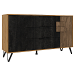 Комод с 3-мя ящиками и дверцей Stone Effect варинант исполнения - 2 | Loft Concept в Красноярске