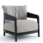 Кресло с каркасом из массива ясеня Deniaud Ash Grey Armchair варинант исполнения - 7 | Loft Concept в Красноярске