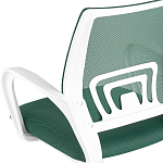 Офисное кресло с основанием из белого пластика Desk chairs Green варинант исполнения - 7 | Loft Concept в Красноярске