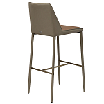 Стул барный с терракотовой обивкой из экокожи Spectacular High Chair варинант исполнения - 2 | Loft Concept в Красноярске
