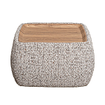 Столик прикроватный мягкий Soft Table from Chenille варинант исполнения - 1 | Loft Concept в Красноярске