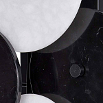 Бра светодиодное из черно-белых дисков Contrast Sample варинант исполнения - 1 | Loft Concept в Красноярске