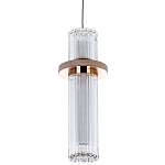 Подвесной светильник золото Odile Acrylic Tube Hanging Lamp Gold варинант исполнения - 1 | Loft Concept в Красноярске