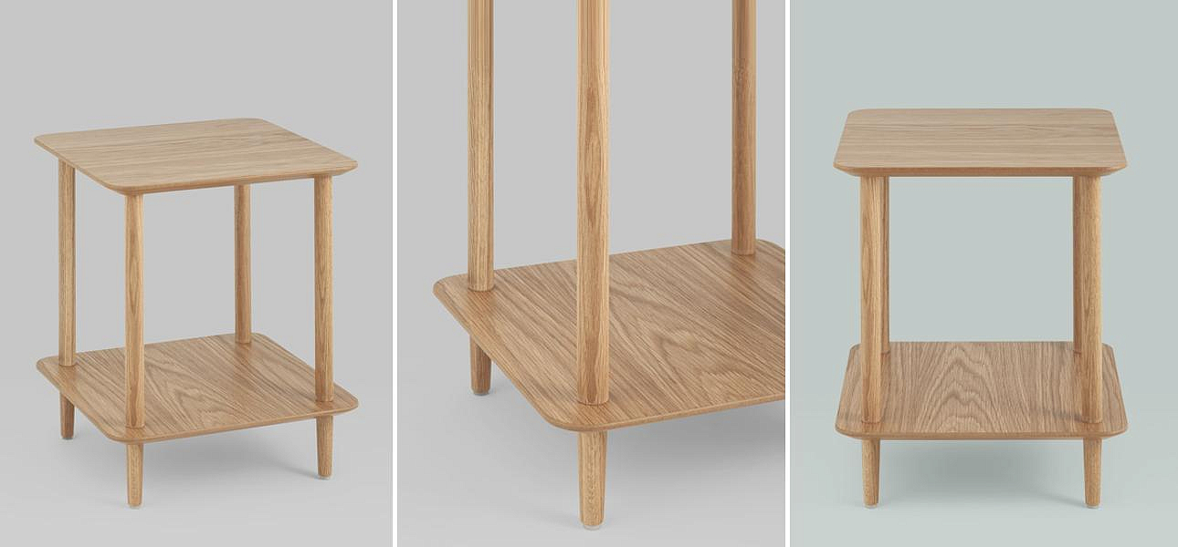 Стол приставной Tree Wilhelm квадратный Стол приставной Tree Wilhelm квадратный - Loft-Concept в Красноярске