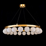 Люстра круглая с сферическими плафонами из натурального камня Phased Spheres варинант исполнения - 1 | Loft Concept в Красноярске