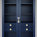 Дизайнерский шкаф витрина Elsa Dreams Blue с 4-мя ящиками варинант исполнения - 2 | Loft Concept в Красноярске