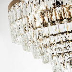 Люстра с прямоугольными хрустальными подвесками Lunet Crystal Rectangulars Chandelier 12 варинант исполнения - 2 | Loft Concept в Красноярске