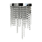 Бра Хром с каскадом сияющих кристаллов Shining Waterfall варинант исполнения - 1 | Loft Concept в Красноярске