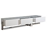 Тумба под телевизор со стеклянным фасадом Modern TumbvTV варинант исполнения - 2 | Loft Concept в Красноярске