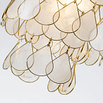Подвесной светильник с декором из натуральной морской ракушки Iridescent Light варинант исполнения - 6 | Loft Concept в Красноярске