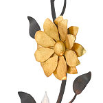 Бра черное с золотым цветком Bizarre Creation варинант исполнения - 1 | Loft Concept в Красноярске