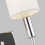 Бра с прямоугольным основанием и 2-мя белыми цилиндрическими льняными абажурами Feiss варинант исполнения - 2 | Loft Concept в Красноярске