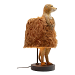 Настольная лампа Цурикат плафон из меха варинант исполнения - 2 | Loft Concept в Красноярске