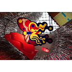 Дизайнерский ковер в виде бабочки Poltronova Tappeto Farfalla Rug варинант исполнения - 11 | Loft Concept в Красноярске