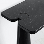 Консоль чёрная на 2-х конусообразных ножках Eros варинант исполнения - 2 | Loft Concept в Красноярске