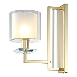 Бра с геометрическим каркасом из металла и цилиндрическим стеклянным плафоном Laurent варинант исполнения - 6 | Loft Concept в Красноярске