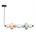 Подвесной светильник линейный с керамическими элементами 24W LED Fragrant Light варинант исполнения - 3 | Loft Concept в Красноярске