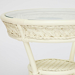 Комплект террасный из ротанга Eloise белый варинант исполнения - 7 | Loft Concept в Красноярске