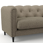 Мебельная ткань Шенилл коричневый цвет 138 см T4-28 варинант исполнения - 6 | Loft Concept в Красноярске