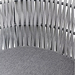 Кресло с декоративным плетением на спинке и подлокотниках Armchair Weaving варинант исполнения - 8 | Loft Concept в Красноярске