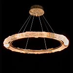 Люстра в форме кольца с золотым декором Warm Heavenly Light варинант исполнения - 2 | Loft Concept в Красноярске