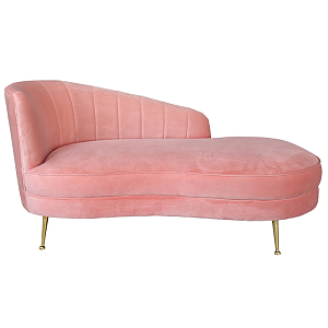 Кушетка Pink Velur