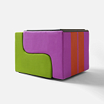 Дизайнерское кресло розовое Poltronova Sofo Rosancio Armchair варинант исполнения - 12 | Loft Concept в Красноярске