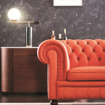 Дизайнерский комод овальной формы с белой столешницей и 4-мя ящиками Gioli варинант исполнения - 3 | Loft Concept в Красноярске