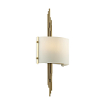 Бра с изогнутым плафоном на бронзовом основании с вертикальным декором из металлических трубок Sohne варинант исполнения - 7 | Loft Concept в Красноярске