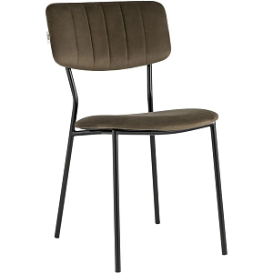 Стул Singer Chair без подлокотника Коричневый Велюр