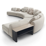 Большой угловой Диван California трансформер с приставными деревянными модулями   варинант исполнения - 2 | Loft Concept в Красноярске