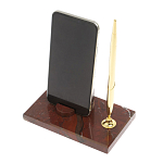 Подставка для телефона с ручкой из натурального камня креноид Natural Stone Stand варинант исполнения - 3 | Loft Concept в Красноярске