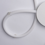 Люстра белого цвета с тремя изогнутыми светодиоидными плафонами Luke Lampco Tracer Lamp варинант исполнения - 3 | Loft Concept в Красноярске