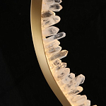 Подвесной светильник обрамленный элементами в виде кристаллов Smooth Shine варинант исполнения - 5 | Loft Concept в Красноярске