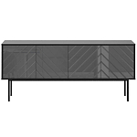 Длинная тумба с зеркальным декором Serena варинант исполнения - 11 | Loft Concept в Красноярске