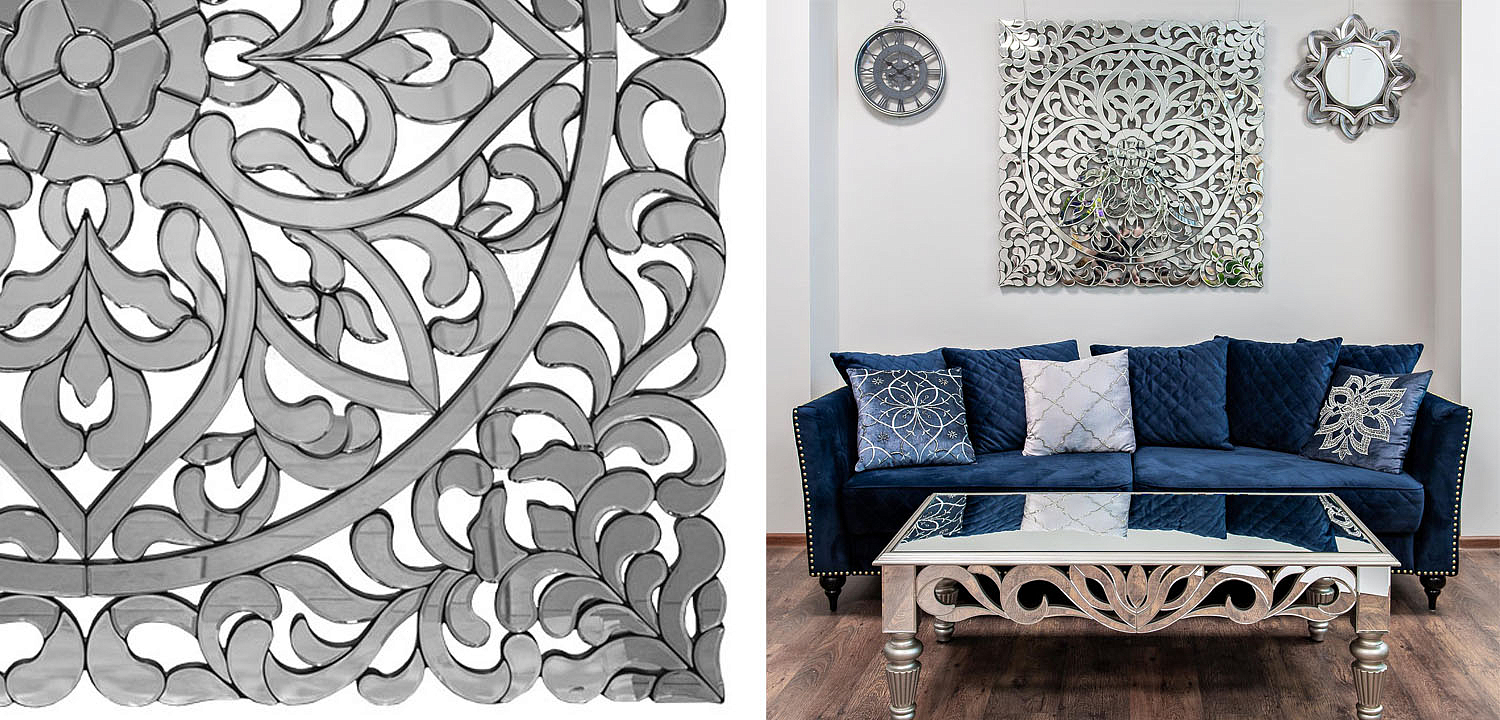 Зеркальное панно Openwork Mirror Square - Loft-Concept в Красноярске