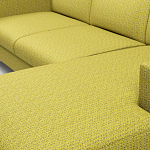 Мебельная ткань Шенилл горчичный цвет 142 см T4-62 варинант исполнения - 10 | Loft Concept в Красноярске