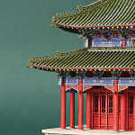 Макет Китайской пагоды миниатюра Дворцовый парк Синцинь в Пекине варинант исполнения - 1 | Loft Concept в Красноярске