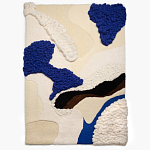 Ковер ручной работы Electric blue and popcorn варинант исполнения - 1 | Loft Concept в Красноярске