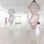 Подвесной светильник из металла Figured Beam варинант исполнения - 3 | Loft Concept в Красноярске