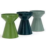 Приставной стол из керамики Manufacto Green варинант исполнения - 3 | Loft Concept в Красноярске