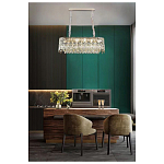 Люстра овальная с хрустальными подвесками Roul Crystal Light варинант исполнения - 8 | Loft Concept в Красноярске