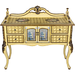 Комод деревянный Illustration of flowers варинант исполнения - 1 | Loft Concept в Красноярске