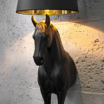 Horse Statue Floor Lamp Большой светильник Черная Лошадь варинант исполнения - 2 | Loft Concept в Красноярске