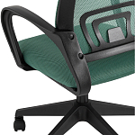 Офисное кресло с основанием из черного пластика Desk chairs Green варинант исполнения - 7 | Loft Concept в Красноярске